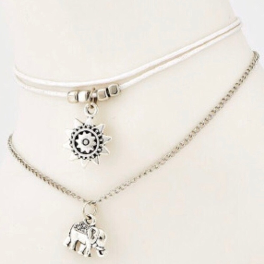 Elephant Anklet Set 🐘❤️ - Picture 2 of 5